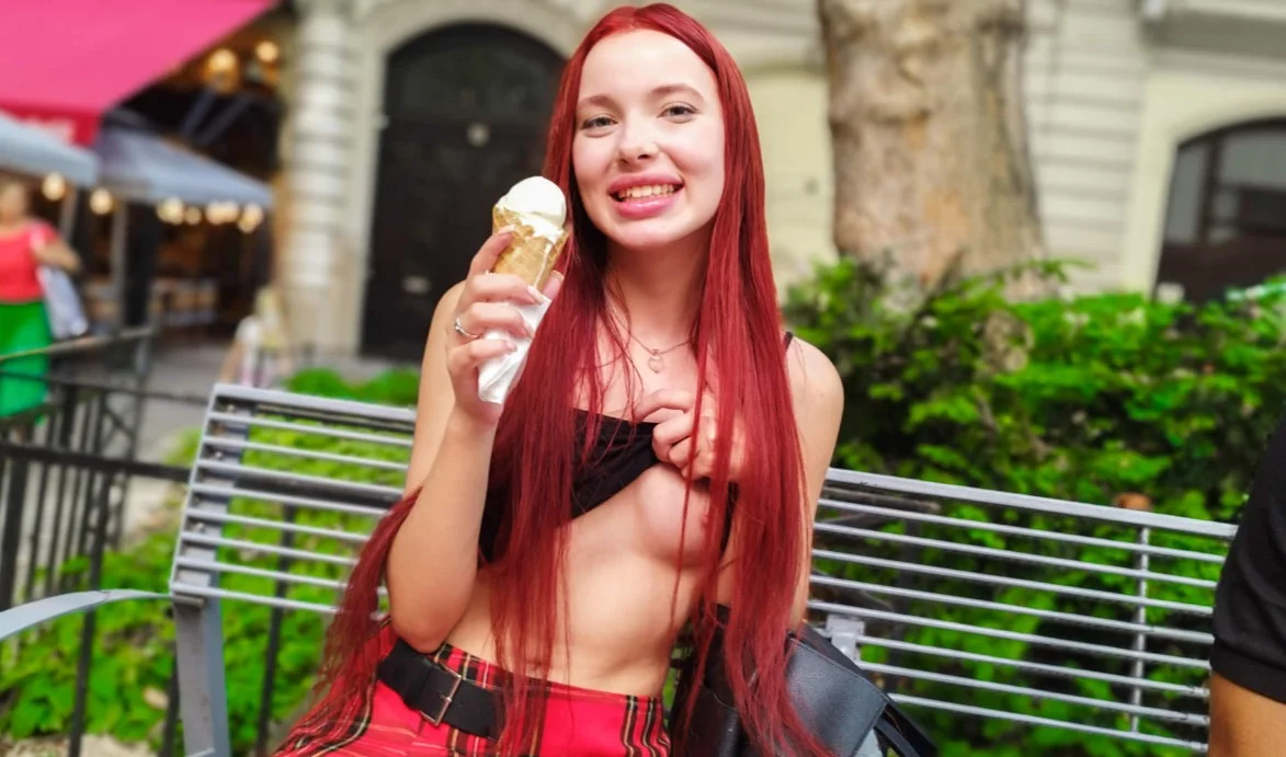 Immoral Live - Megan Murkovski - MEGAN MURKOVSKI NAUGHTY ICE CREAM LOVING 18-YEAR-OLD REDHEAD RUSSIAN